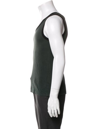 Dries Van Noten Scoop Neck Sleeveless T-Shirt