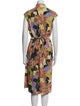 Dries Van Noten Floral Print Midi Length Dress
