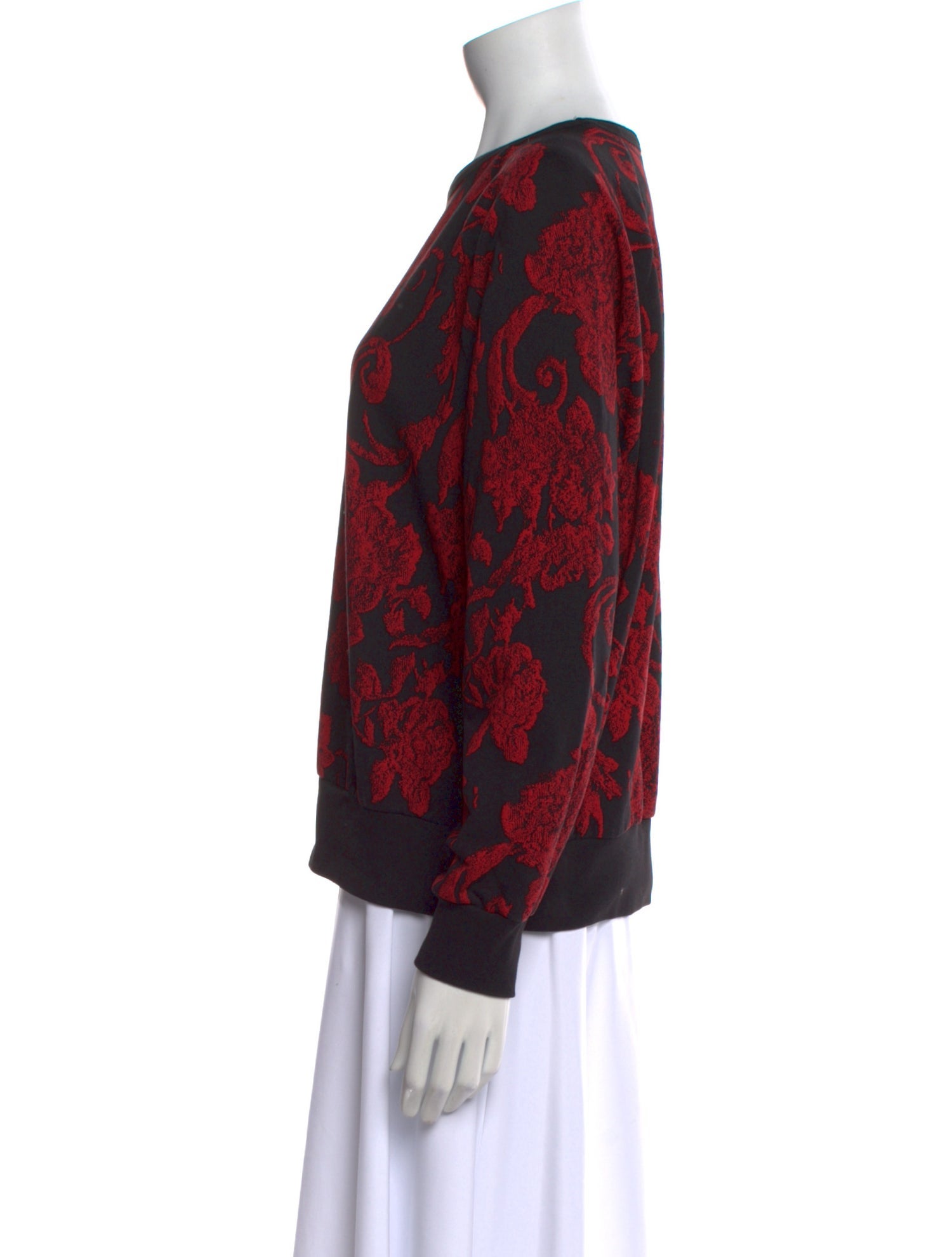 Dries Van Noten Printed Crew Neck Sweater