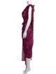 Dries Van Noten Printed Long Dress