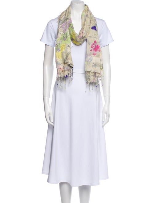 Dries Van Noten Floral Print Scarf