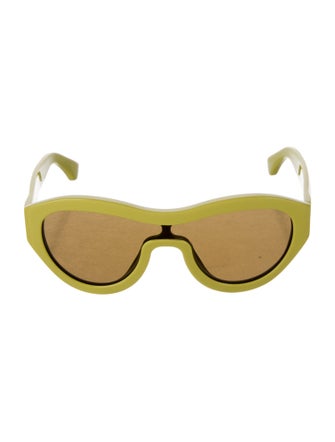 Linda Farrow x Dries Van Noten Shield Tinted Sunglasses