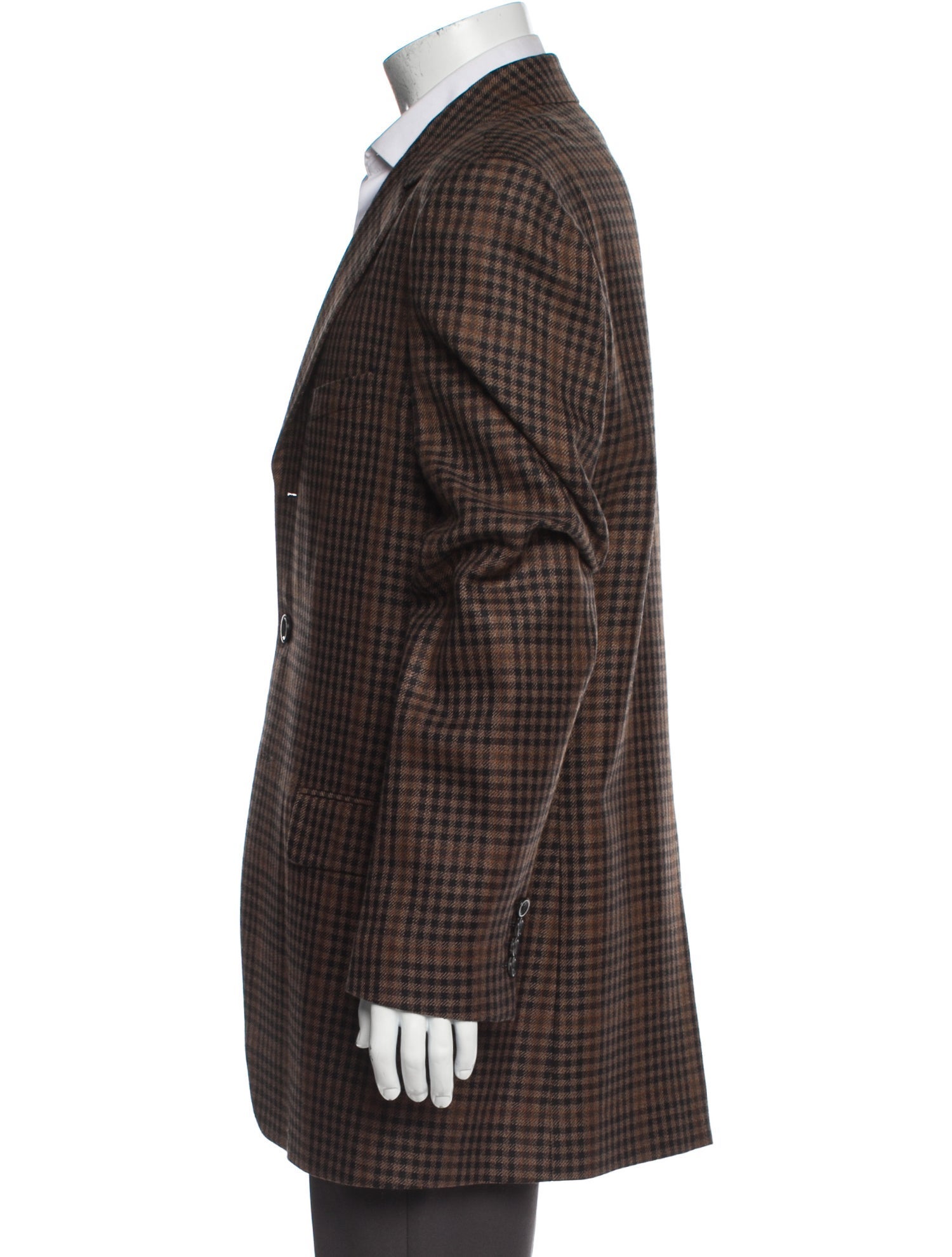 Dries Van Noten Plaid Print Blazer w/ Tags