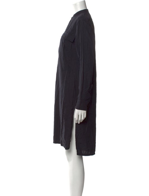 Dries Van Noten Mock Neck Knee-Length Dress