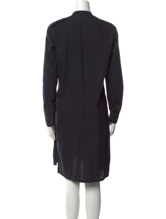 Dries Van Noten Mock Neck Knee-Length Dress