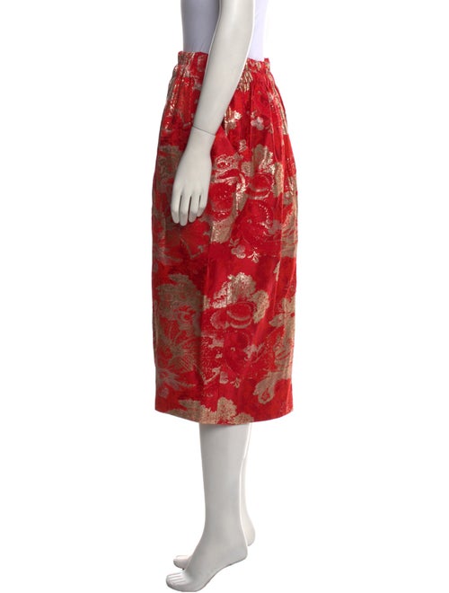 Dries Van Noten Printed Knee-Length Skirt