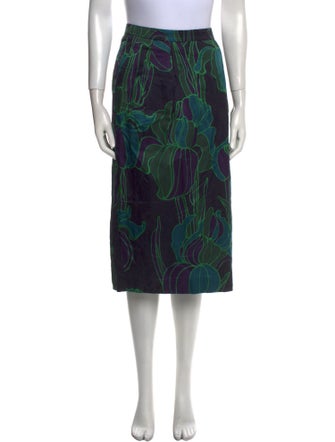 Dries Van Noten Printed Knee-Length Skirt
