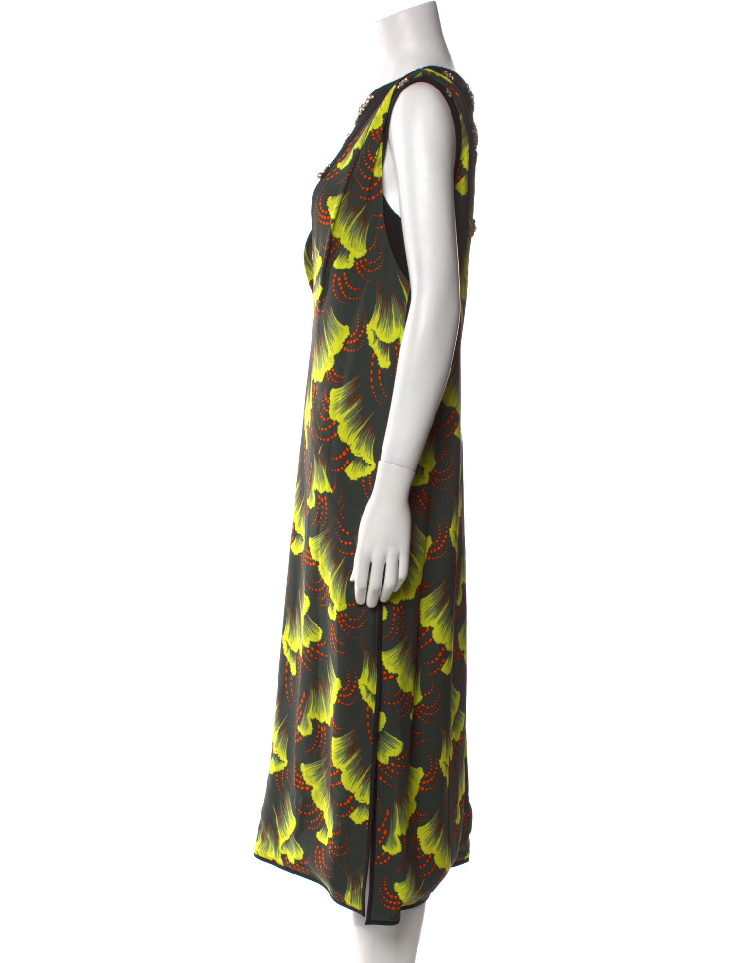 Dries Van Noten Printed Midi Length Dress