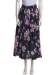 Dries Van Noten Floral Print Midi Length Skirt
