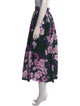 Dries Van Noten Floral Print Midi Length Skirt