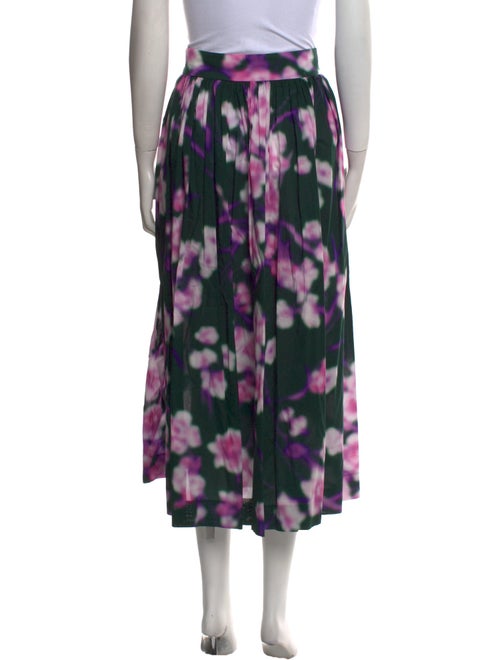 Dries Van Noten Floral Print Midi Length Skirt