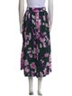 Dries Van Noten Floral Print Midi Length Skirt