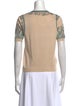 Dries Van Noten Printed V-Neck T-Shirt