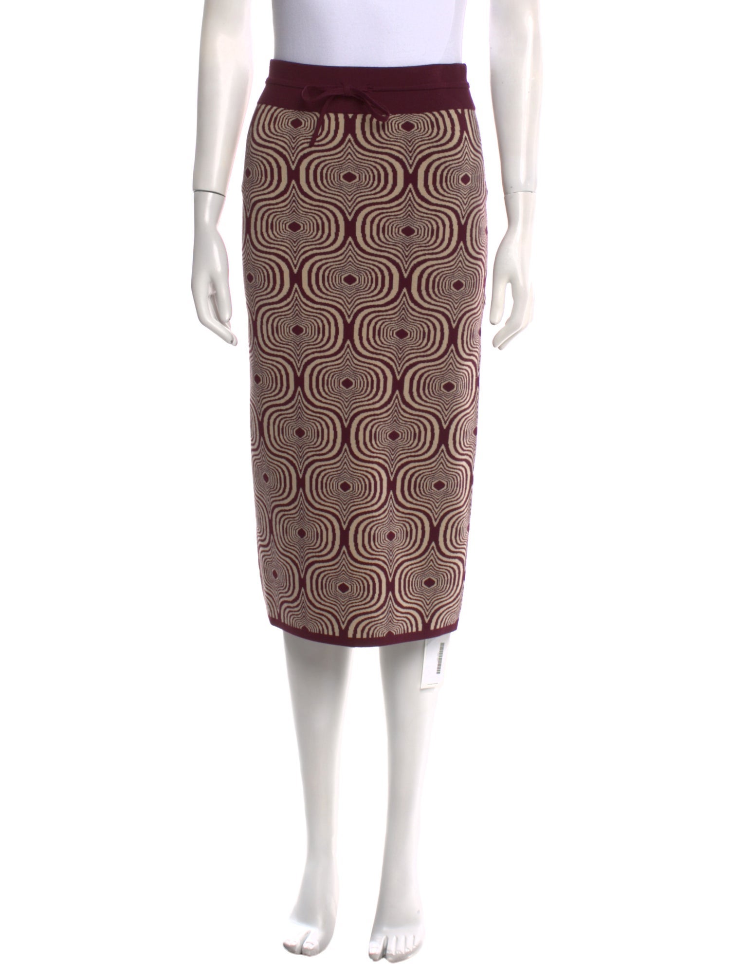 Dries Van Noten Printed Knee-Length Skirt