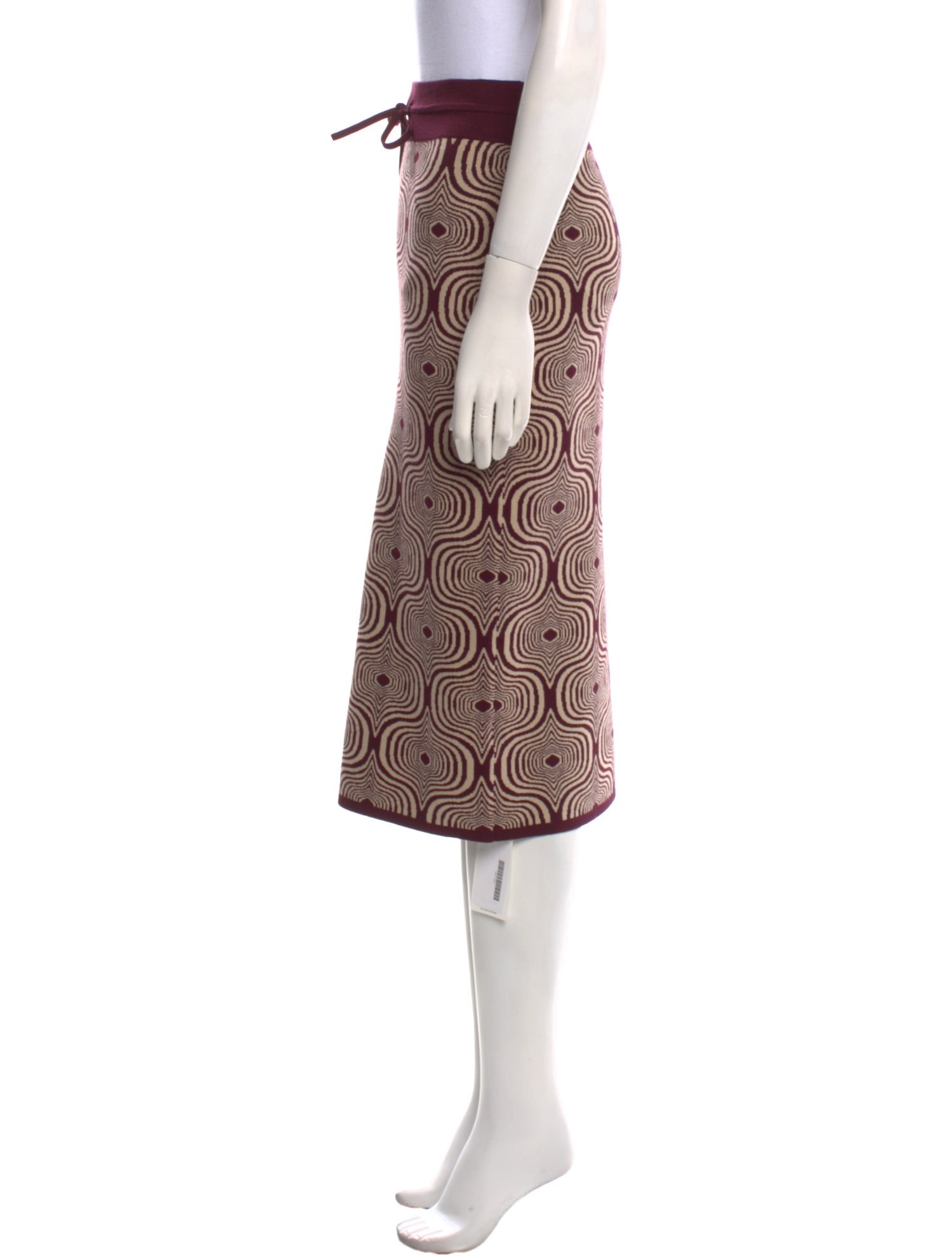 Dries Van Noten Printed Knee-Length Skirt