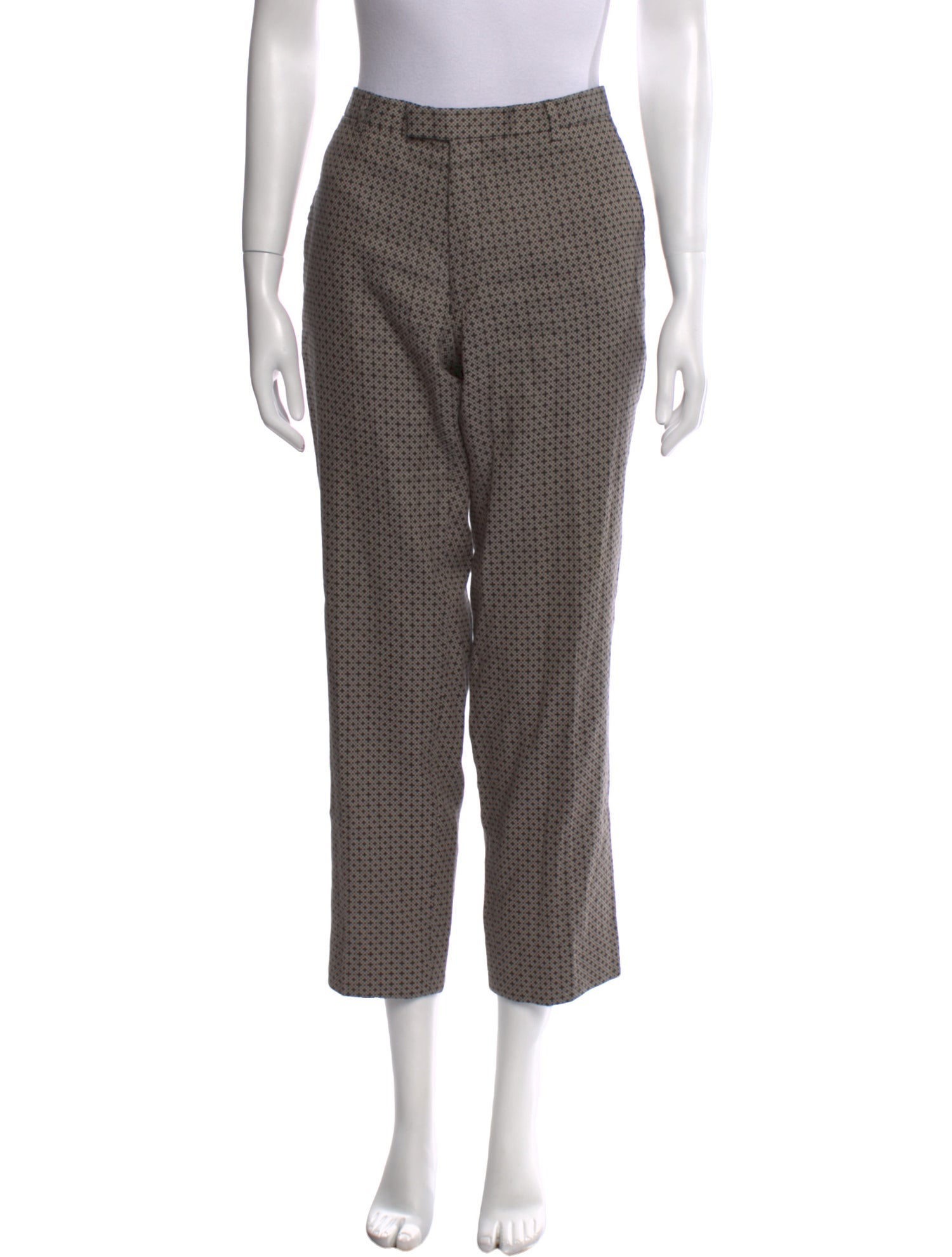Dries Van Noten Linen Straight Leg Pants