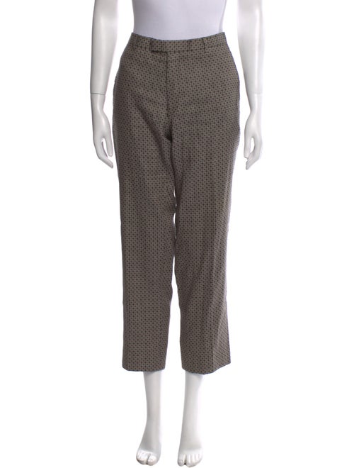 Dries Van Noten Linen Straight Leg Pants