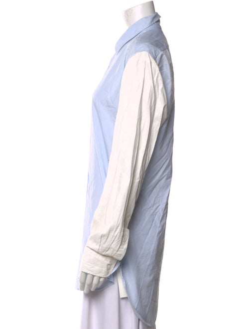 Dries Van Noten Long Sleeve Button-Up Top