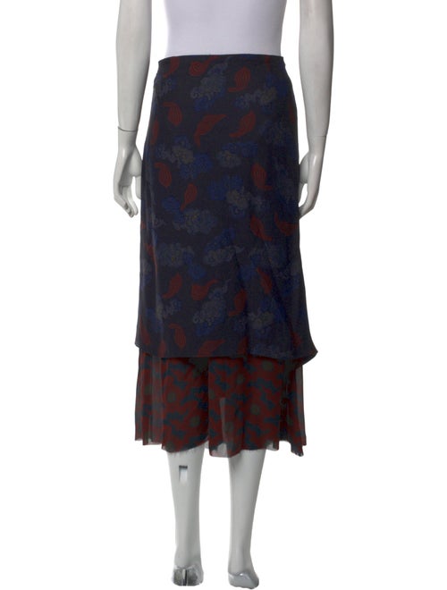 Dries Van Noten Printed Knee-Length Skirt
