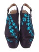 Dries Van Noten Printed Slingback Pumps