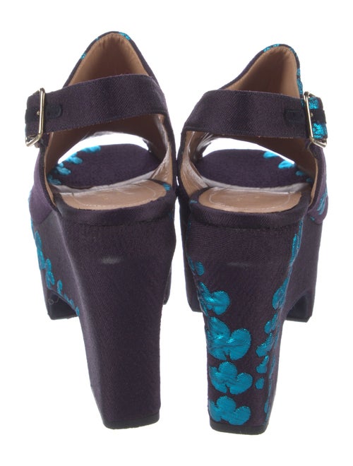 Dries Van Noten Printed Slingback Pumps