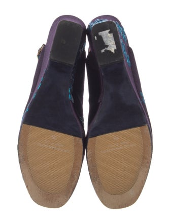 Dries Van Noten Printed Slingback Pumps