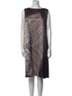 Dries Van Noten Printed Knee-Length Dress