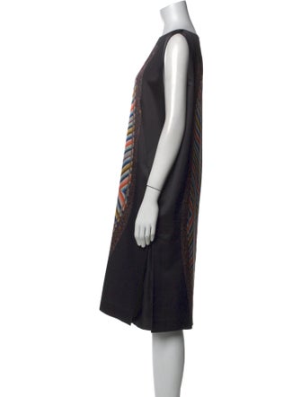 Dries Van Noten Printed Knee-Length Dress