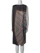 Dries Van Noten Printed Knee-Length Dress