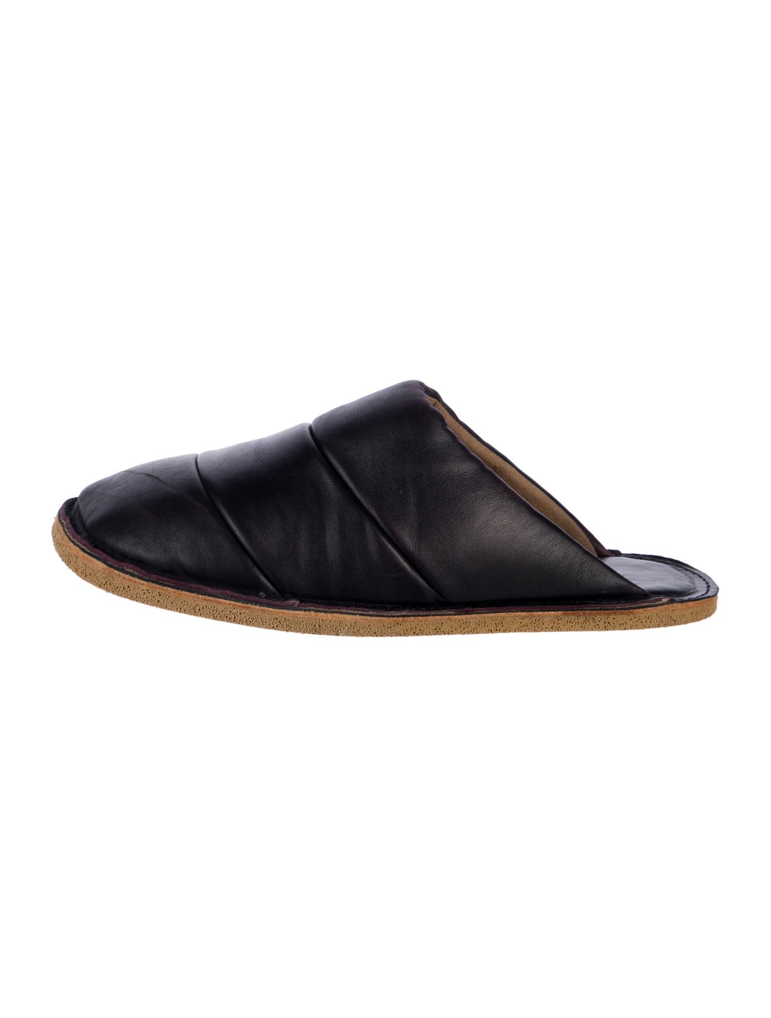 Dries Van Noten Leather Slippers