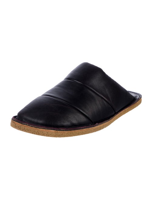 Dries Van Noten Leather Slippers
