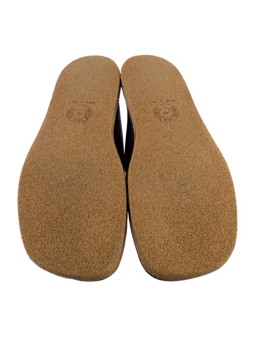 Dries Van Noten Leather Slippers