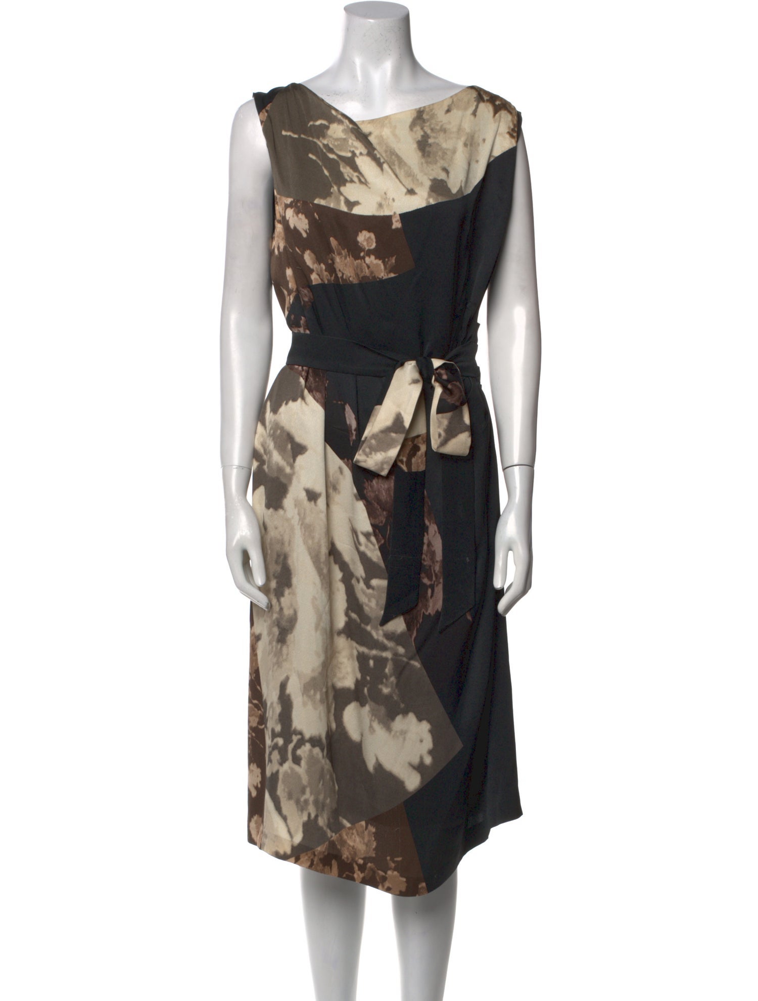 Dries Van Noten Silk Midi Length Dress