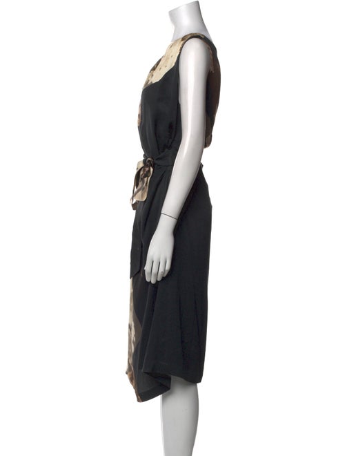 Dries Van Noten Silk Midi Length Dress