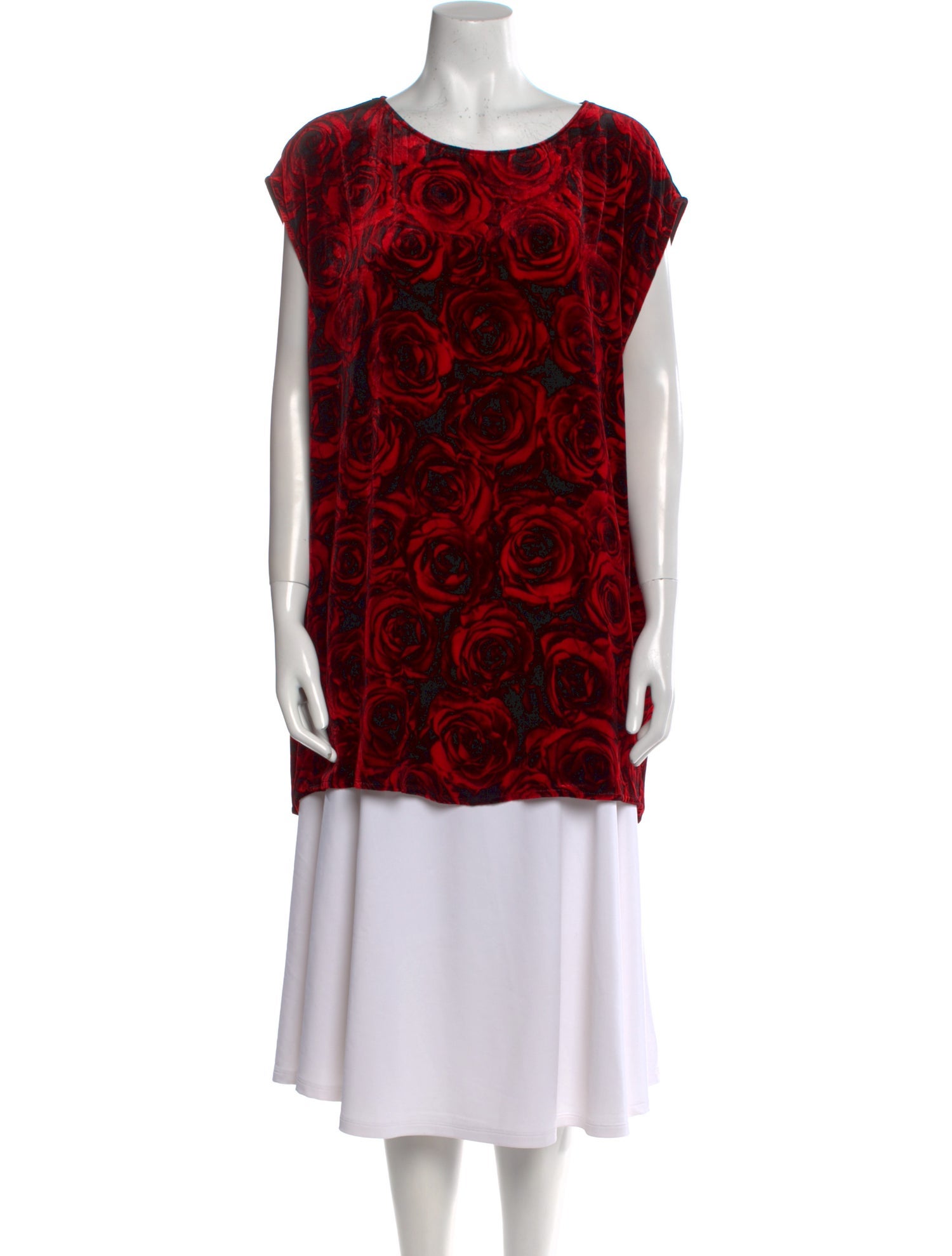 Dries Van Noten Printed Scoop Neck Tunic