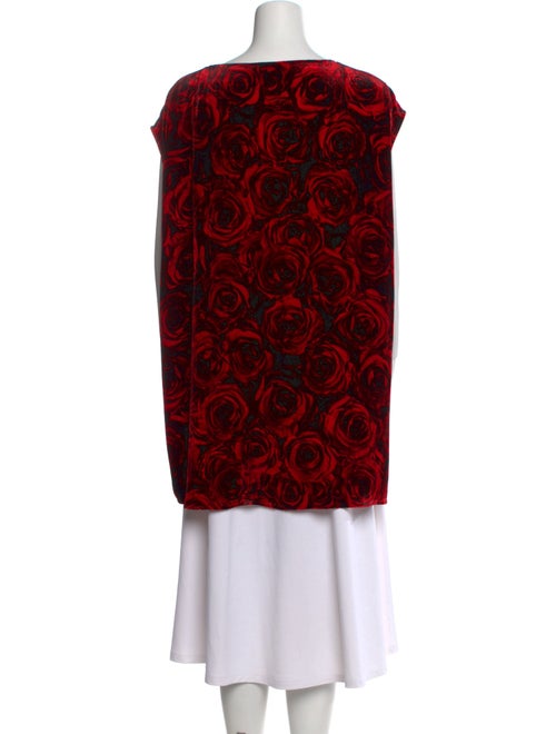 Dries Van Noten Printed Scoop Neck Tunic