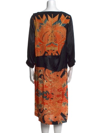 Dries Van Noten Silk Midi Length Dress