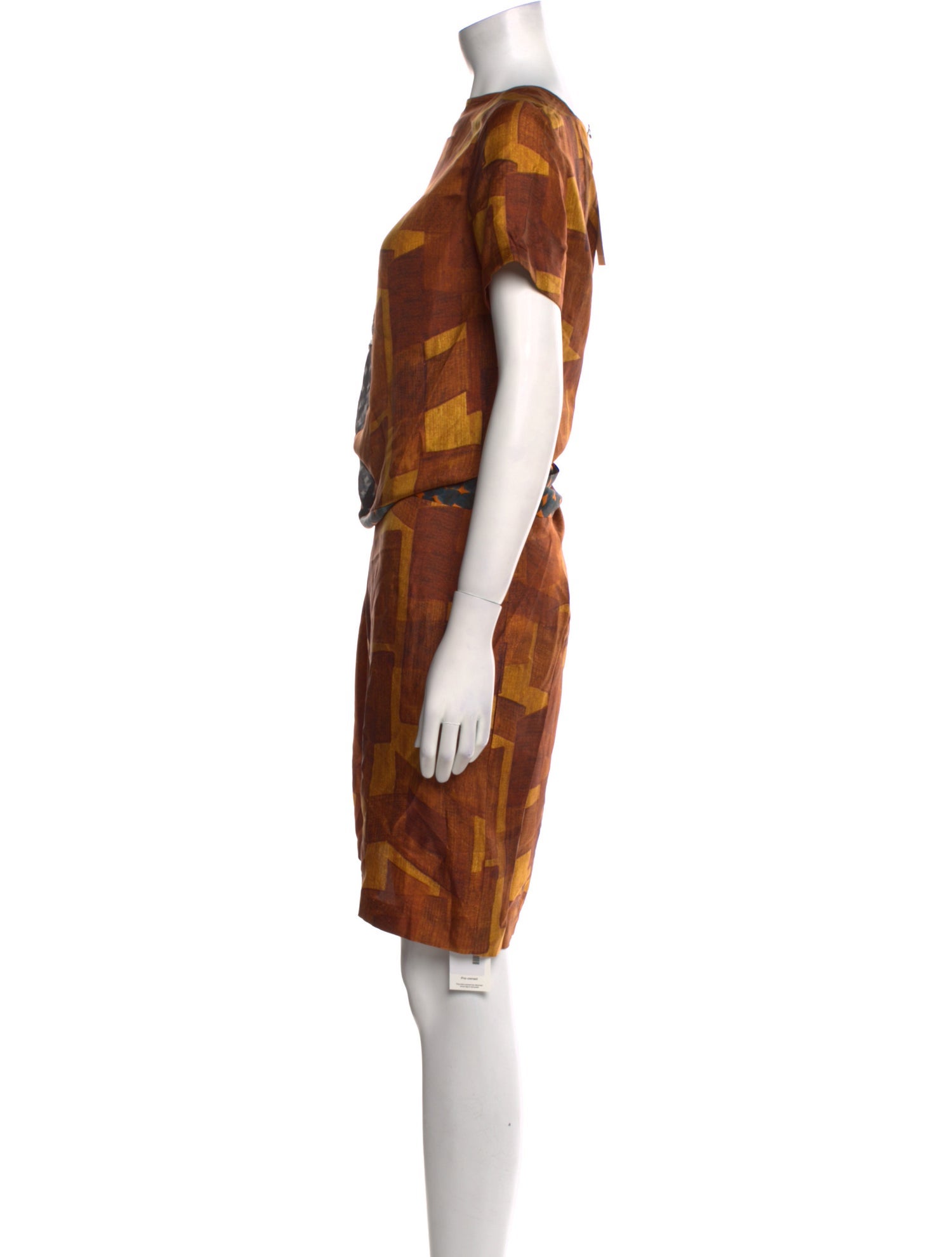Dries Van Noten Silk Knee-Length Dress w/ Tags