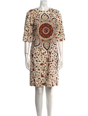 Dries Van Noten Wool Midi Length Dress