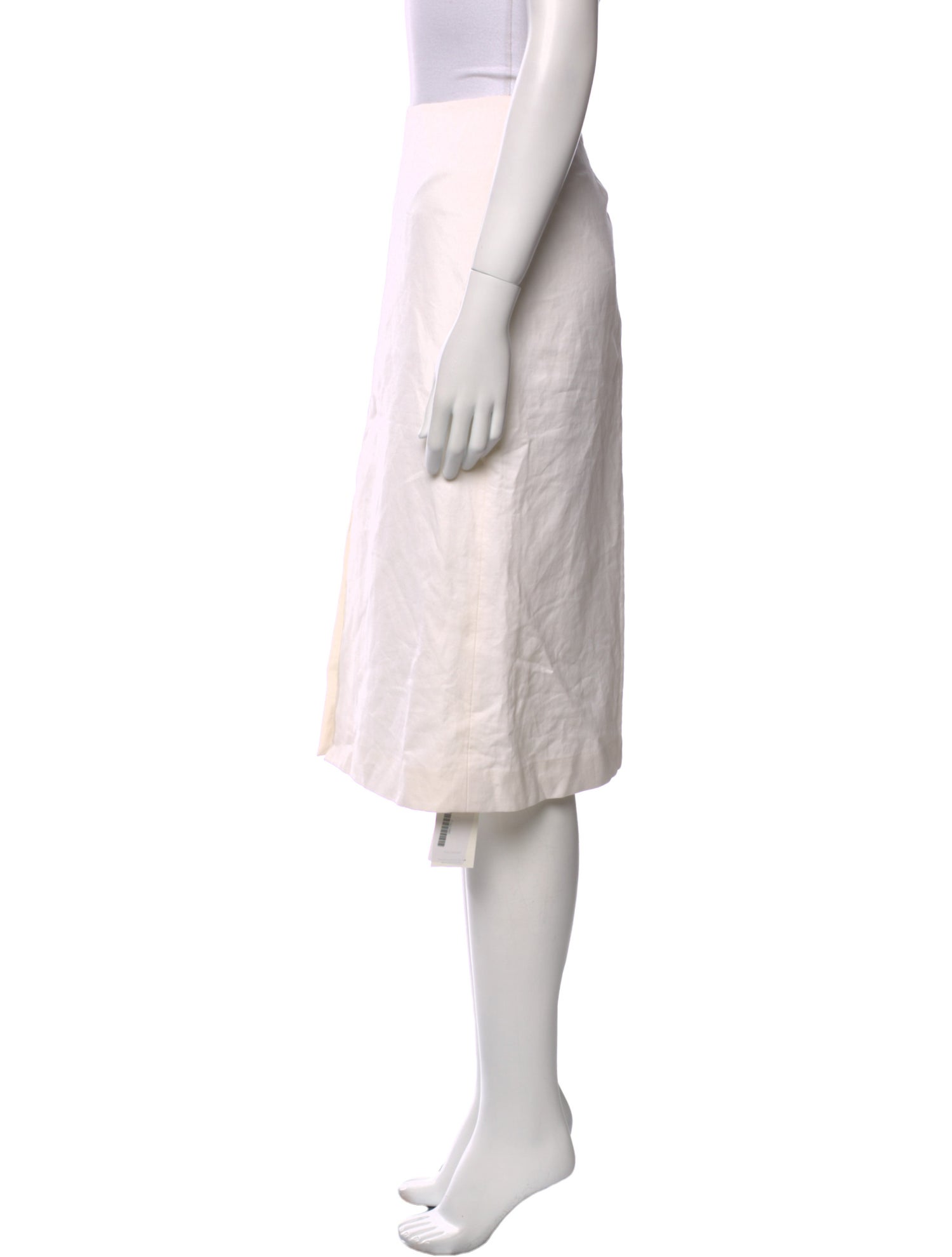 Dries Van Noten Linen Knee-Length Skirt