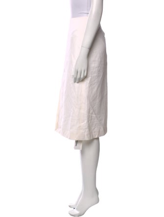 Dries Van Noten Linen Knee-Length Skirt
