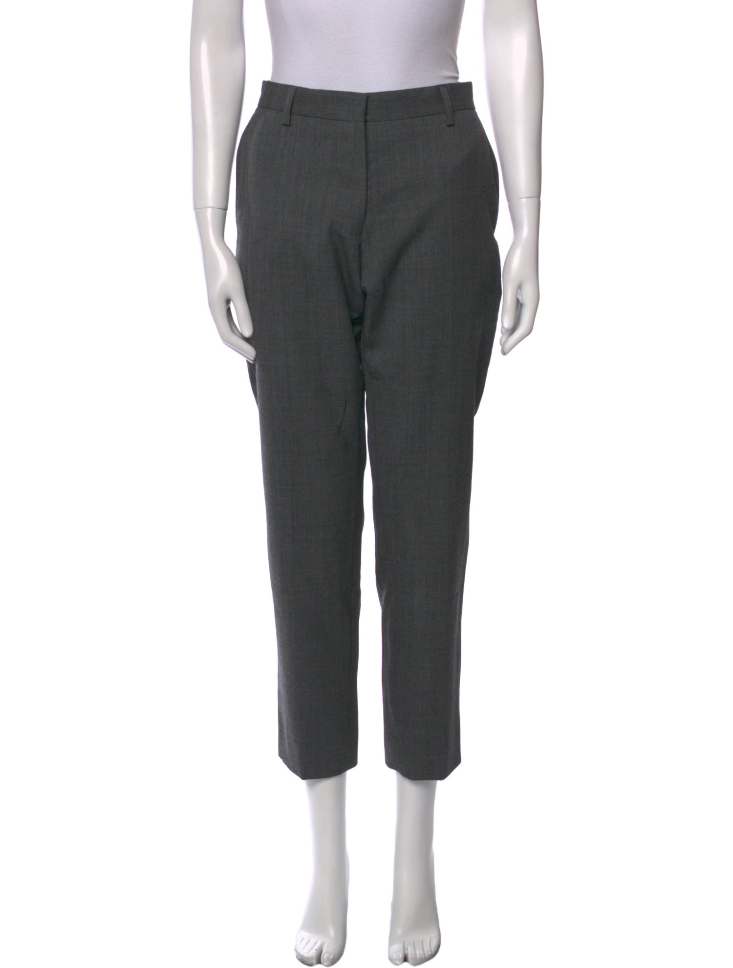 Dries Van Noten Wool Straight Leg Pants