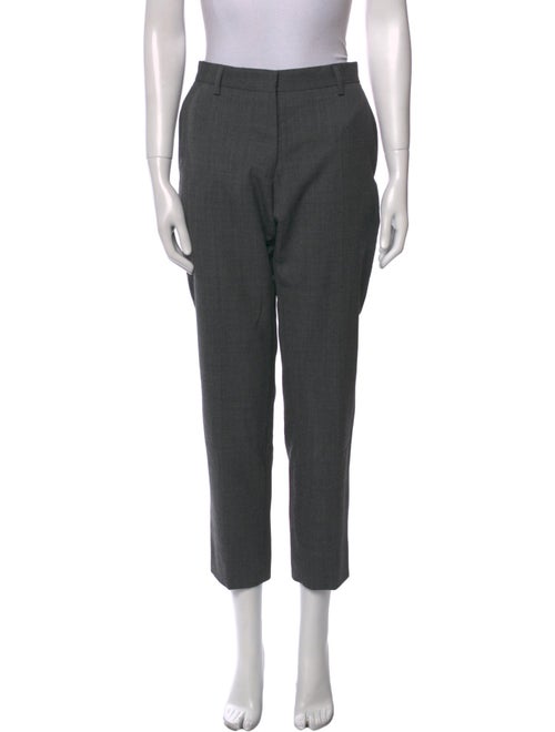 Dries Van Noten Wool Straight Leg Pants