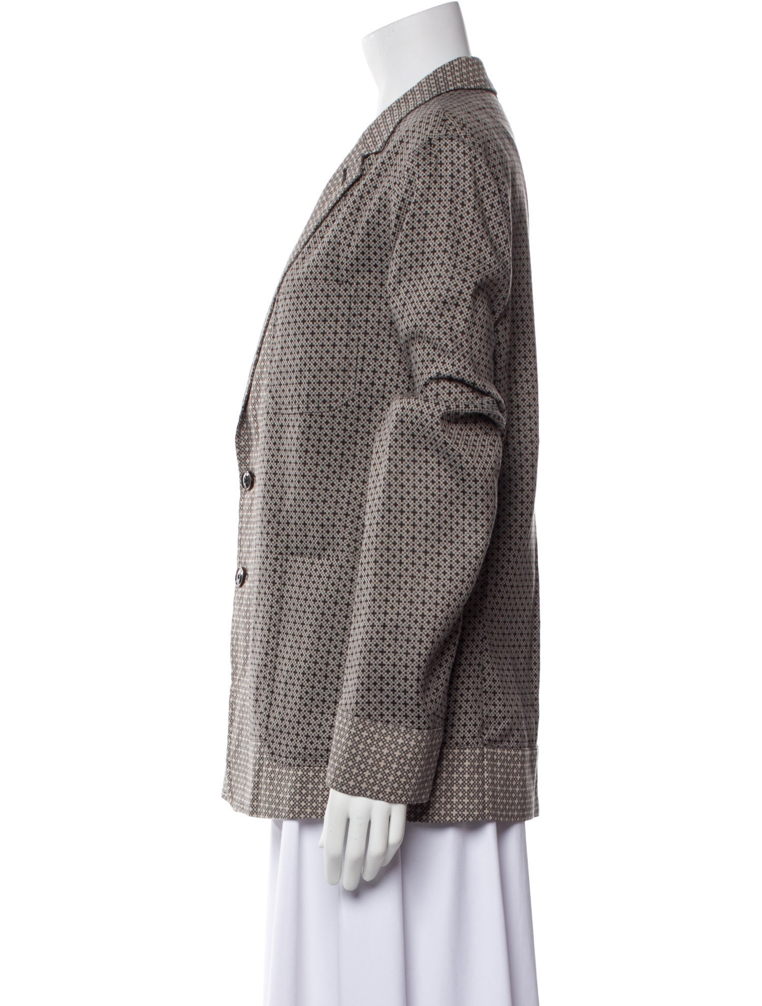 Dries Van Noten Printed Blazer