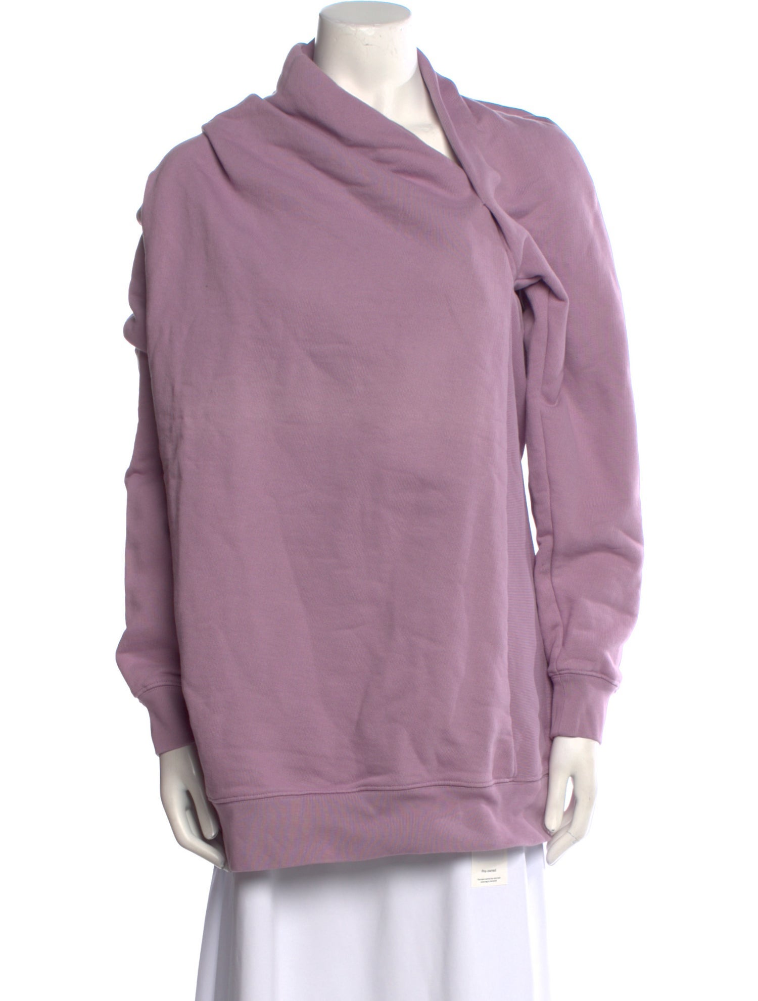 Dries Van Noten Mock Neck Long Sleeve Sweatshirt