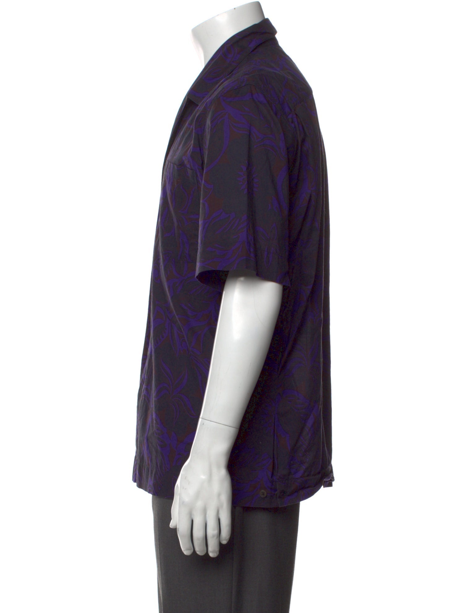 Dries Van Noten Printed Short Sleeve Shirt