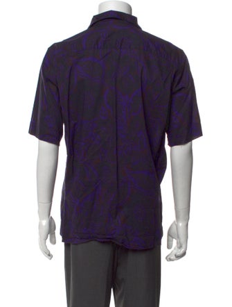 Dries Van Noten Printed Short Sleeve Shirt