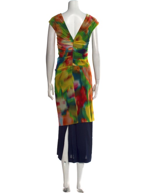 Dries Van Noten Printed Long Dress