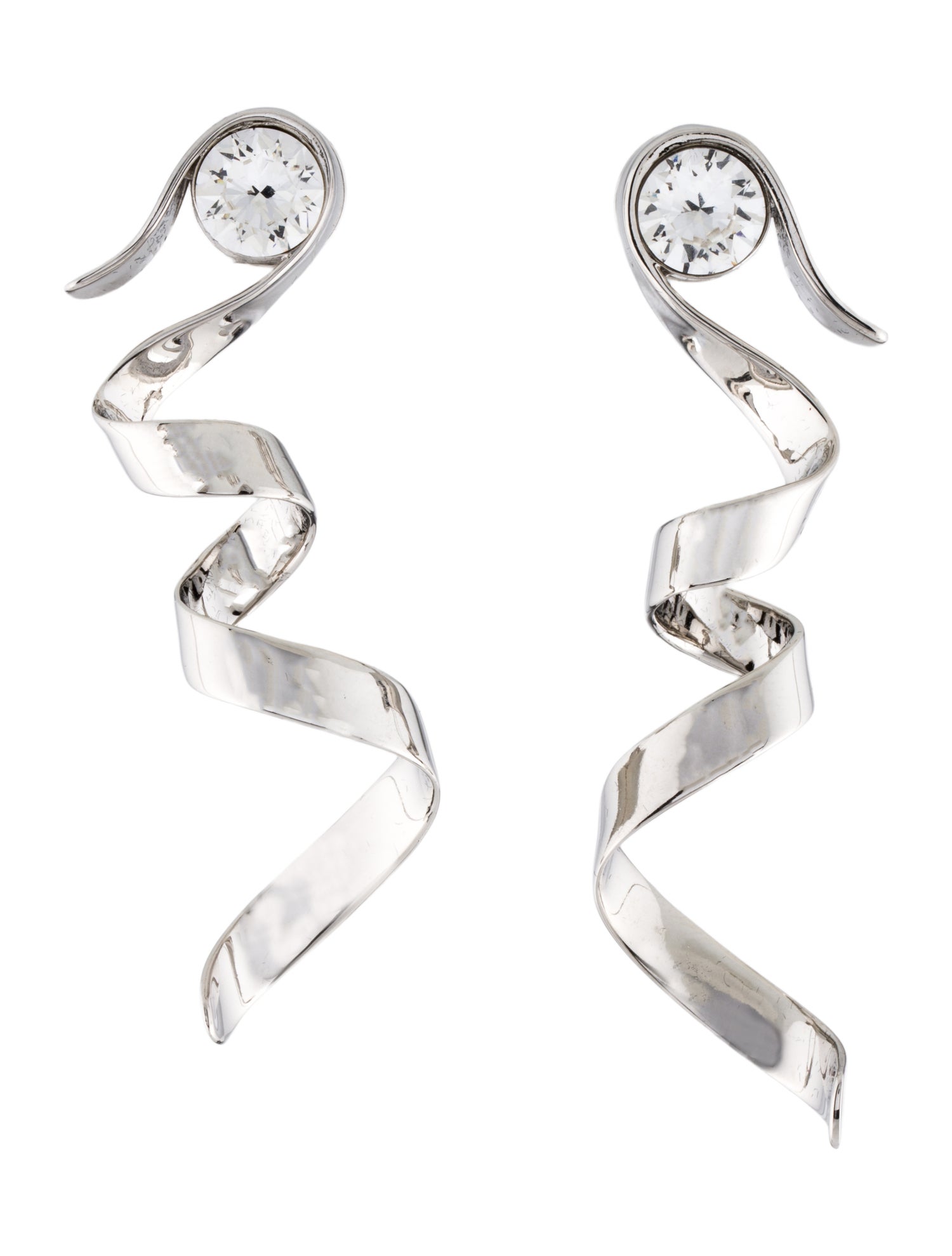 Dries Van Noten Swirl Drop Earrings