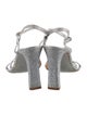 Dries Van Noten Glitter T-Strap Sandals